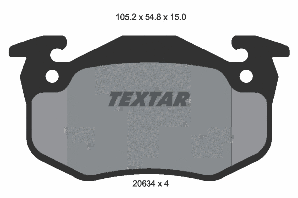Brake Pad Set, disc brake (2063402)
