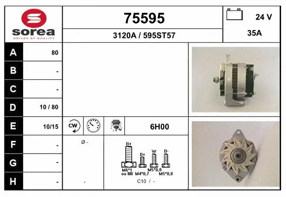 Alternator (75595)