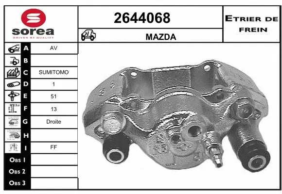 Brake Caliper (2644068)