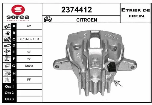 Brake Caliper (2374412)