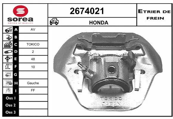 Brake Caliper (2674021)