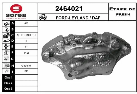 Brake Caliper (2464021)