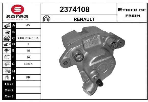 Brake Caliper (2374108)
