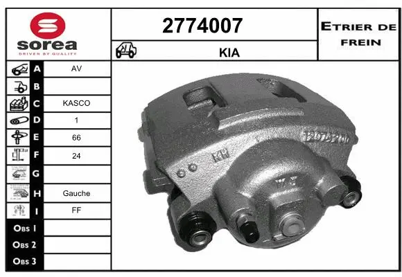 Brake Caliper (2774007)