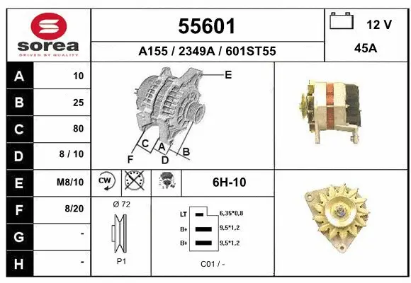 Alternator (55601)