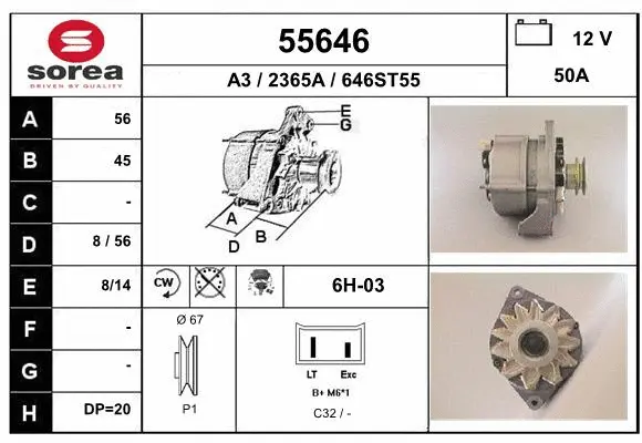 Alternator (55646)