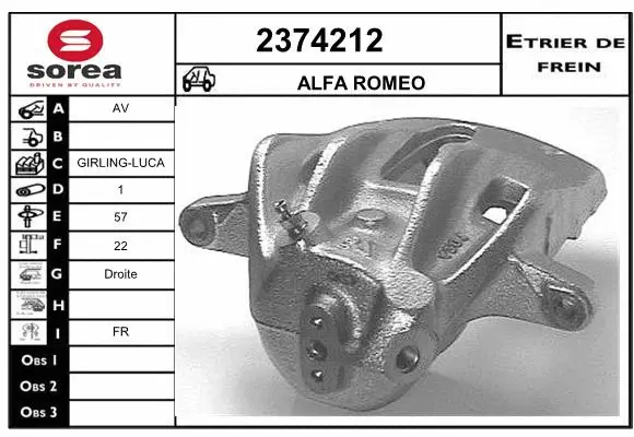 Brake Caliper (2374212)