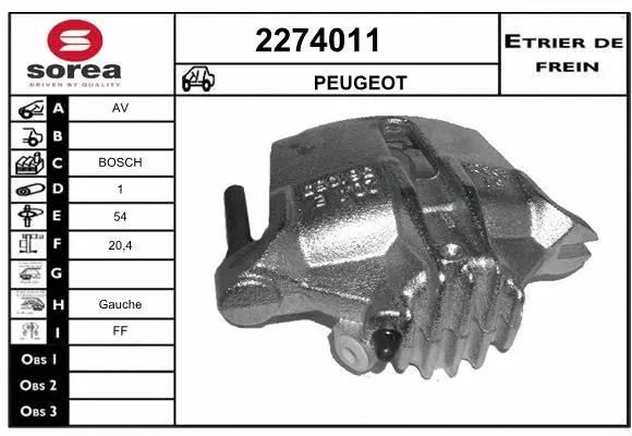 Brake Caliper (2274011)