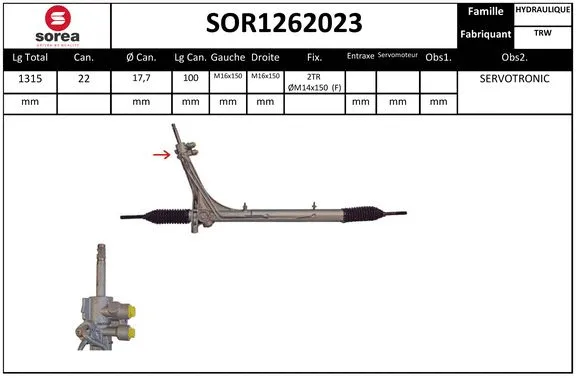 Steering Gear (SOR1262023)