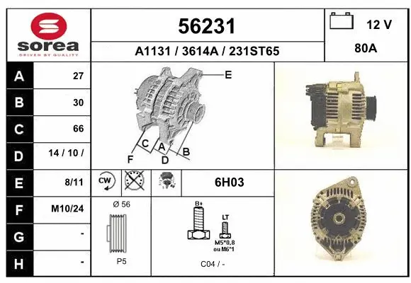 Alternator (56231)