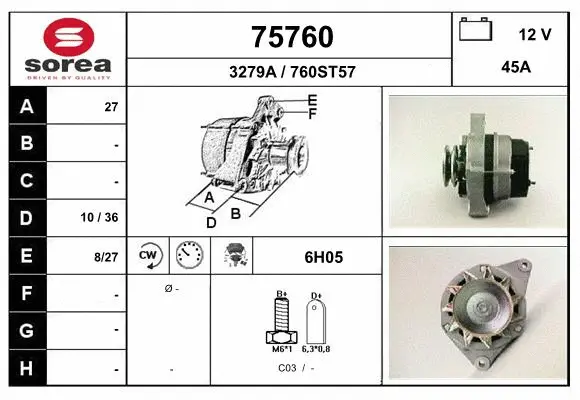 Alternator (75760)