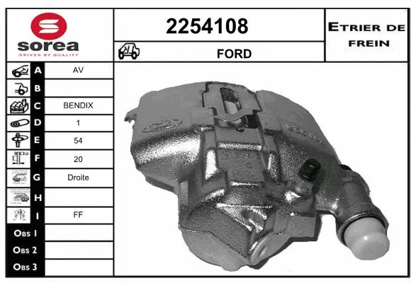 Brake Caliper (2254108)