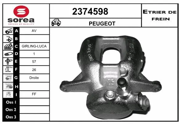 Brake Caliper (2374598)