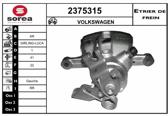 Brake Caliper (2375315)