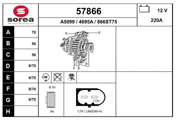 Alternator (57866)