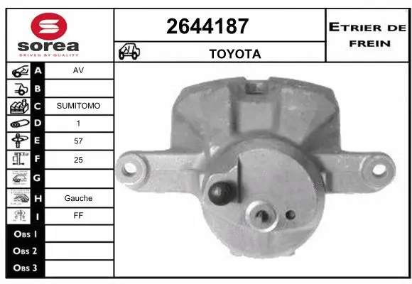 Brake Caliper (2644187)