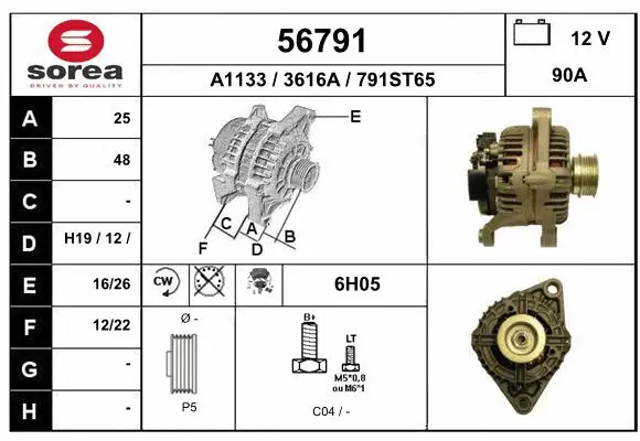 Alternator (56791)