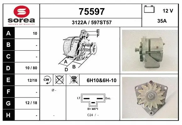 Alternator (75597)