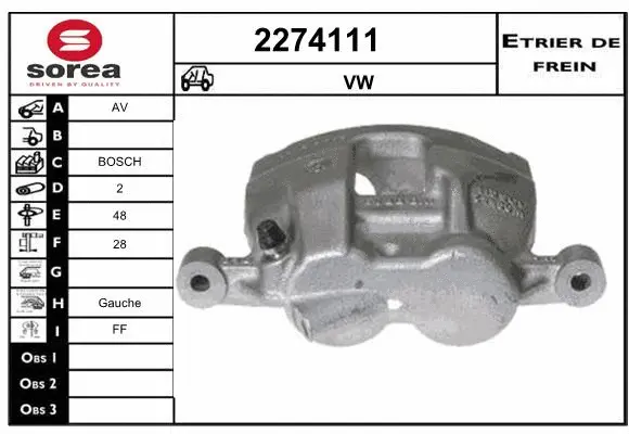 Brake Caliper (2274111)