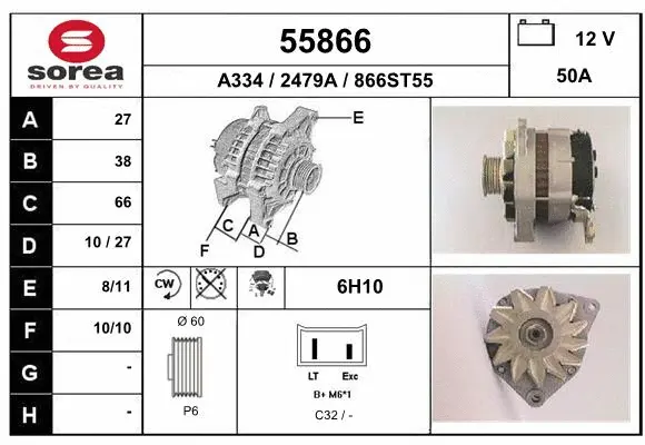 Alternator (55866)