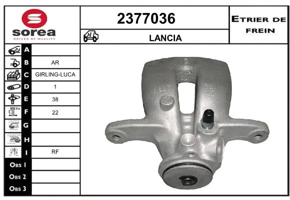 Brake Caliper (2377036)