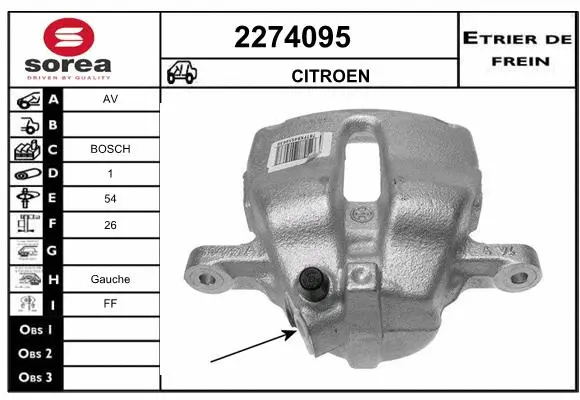 Brake Caliper (2274095)