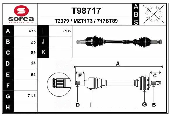 Drive Shaft (T98717)