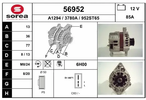Alternator (56952)