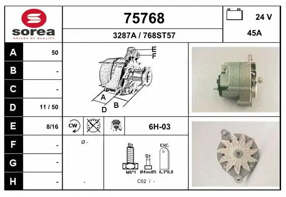 Alternator (75768)