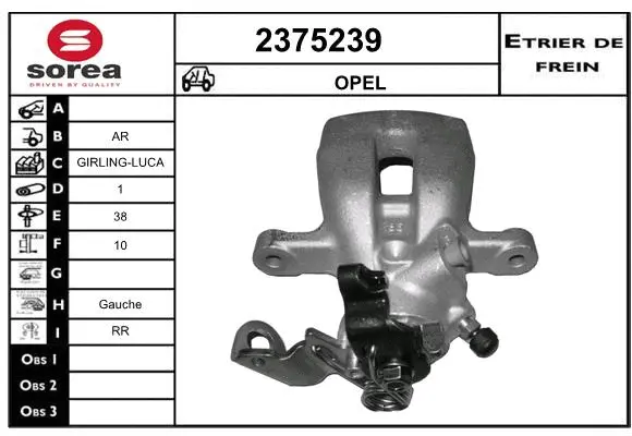 Brake Caliper (2375239)