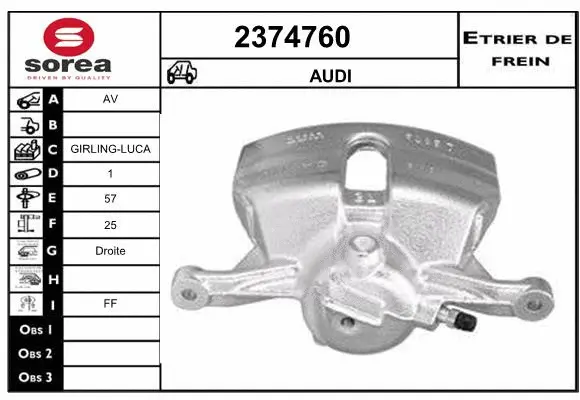 Brake Caliper (2374760)