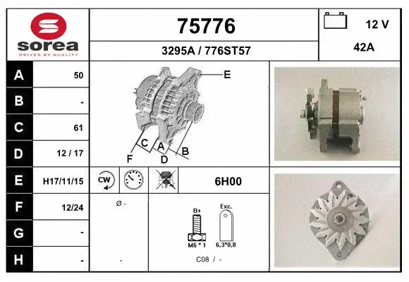 Alternator (75776)