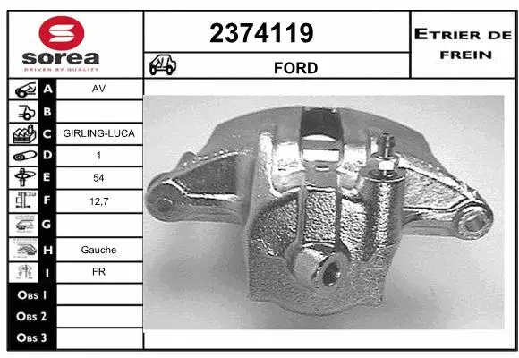 Brake Caliper (2374119)