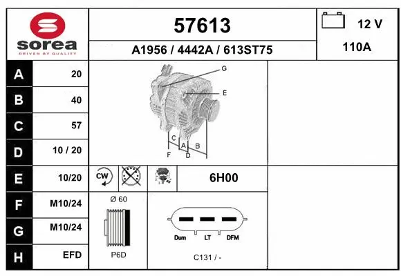 Alternator (57613)