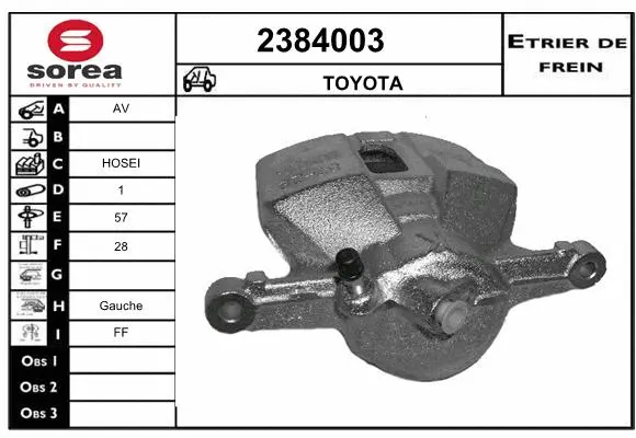 Brake Caliper (2384003)