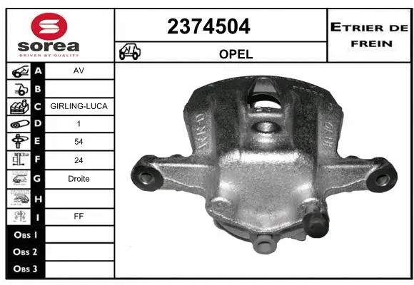 Brake Caliper (2374504)