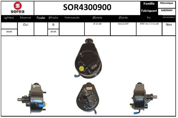 Hydraulic Pump, steering (SOR4300900)