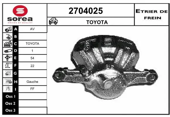 Brake Caliper (2704025)