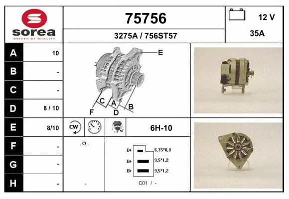Alternator (75756)