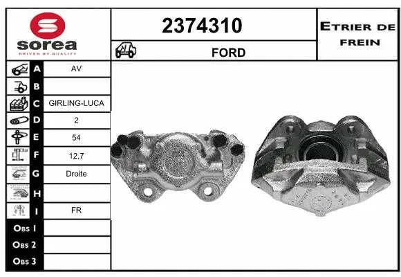 Brake Caliper (2374310)