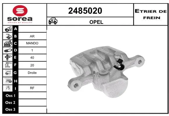 Brake Caliper (2485020)
