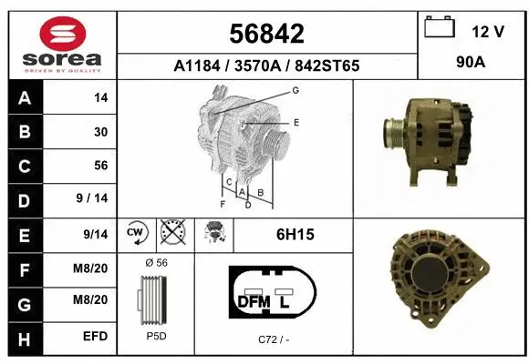 Alternator (56842)