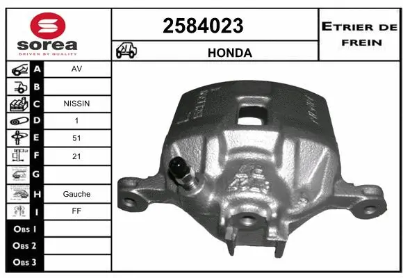 Brake Caliper (2584023)