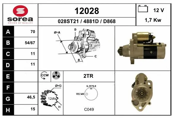Starter (12028)
