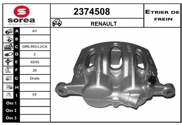 Brake Caliper (2374508)