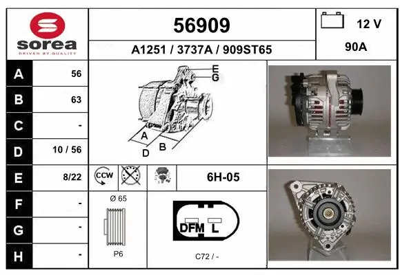 Alternator (56909)