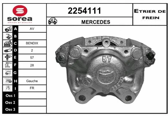 Brake Caliper (2254111)