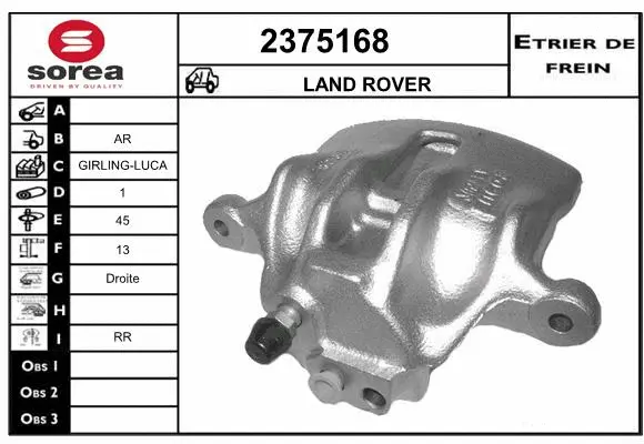 Brake Caliper (2375168)