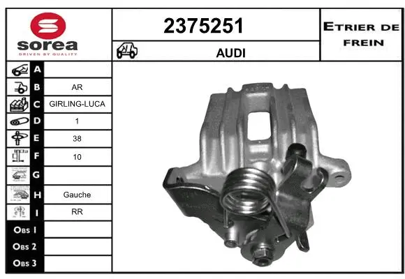 Brake Caliper (2375251)