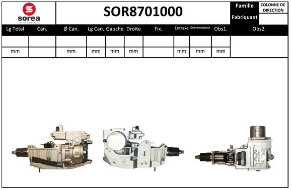 Steering Column (SOR8701000)